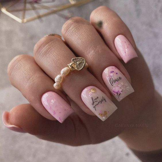 Paznokcie z wzorkami do szkoły