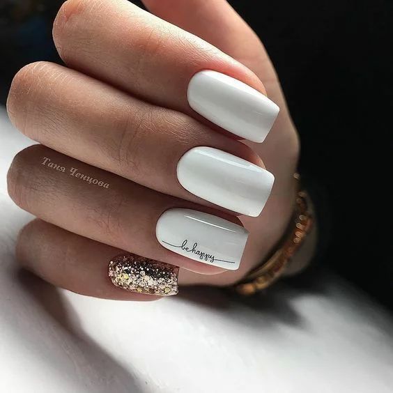 Inspiracje na białe paznokcie hybrydowe