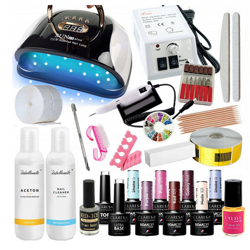 Zestaw do paznokci ReneeNails 256W + 12W