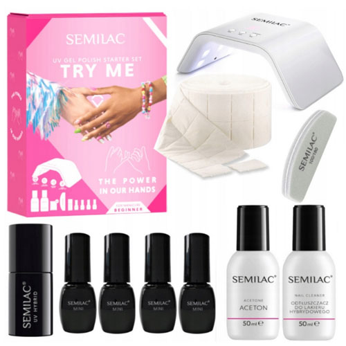 Zestaw do paznokci Semilac Try Me
